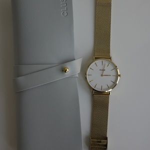 Cluse gold watch